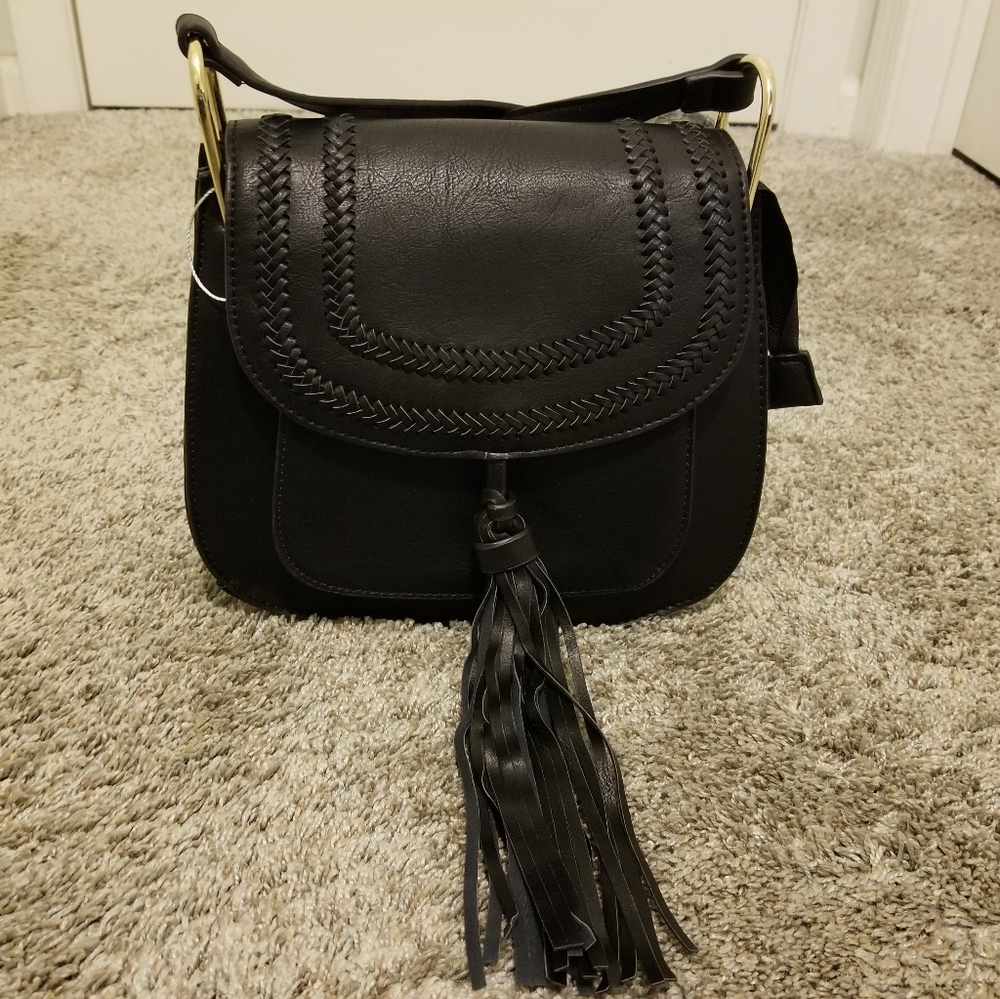 Black cross body bag